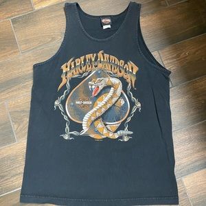 Vintage Harley Davidson tank